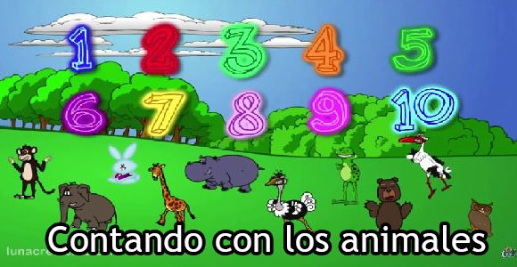 Contando con los animales - Spanishcircles