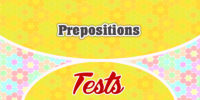 Prepositions Test