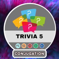 7 Conjugation questions – TRIVIA Part 5