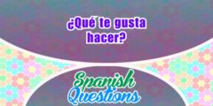 ¿Qué te gusta hacer?