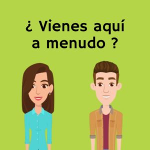 ¿Vienes aquí a menudo?